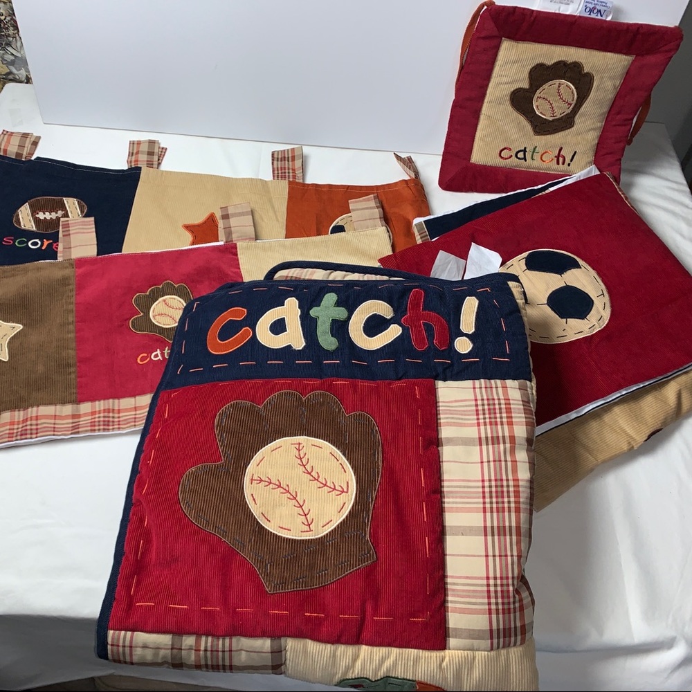 Nojo My Little MVP Nursery Crib bedding 6 pc set